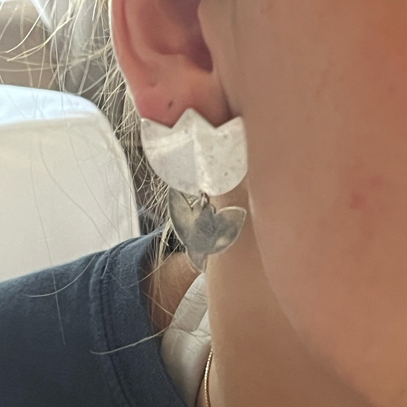 SENSATIONAL!!! You will never find another! Tulip dangle earrings - Picture 8 of 9